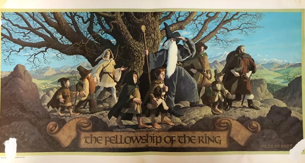 I Found This Beautiful 1976 Tolkien Calendar In A Thrift V0 Jgwrzix3jw8c1